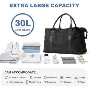 Sac de voyage léger avec poche étanche pour la gym, les sports, les séjours d'une nuit ou de week-end - Product Image 5