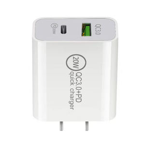 20W Fast Pd ChargerประเภทC Us Wall Chargerปลั๊กUsb-Cอะแดปเตอร์สําหรับ<span class=keywords><strong>Iphone</strong></span> 12 ProสําหรับApple USB Charger - Product Image 4