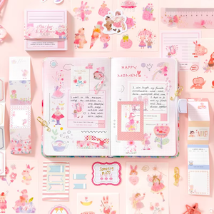 Set da 149 Pezzi Serie Fiabe, Quaderno con Copertina Rigida e Rilegatura a Spirale, Kit per Diario Fai-da-Te, Cancelleria Anime per Studenti, Confezione Regalo - Product Image 5