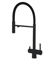 DOGO Offre Spéciale 304 SS Robinet de cuisine Double poignée 3 voies robinet filtre robinet d'eau retirer et descendre 3 voies mitigeur