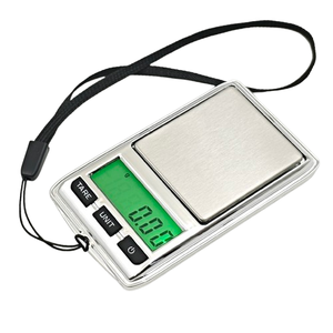 เครื่องชั่งพกพาเหล็กขนาดเล็กความจุ0.01ก. 500ก. สีทองสำหรับเครื่องประดับวัสดุยารองรับ - Product Image 2