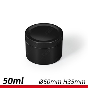 Wholesale <b>Small</b> Tin Box 50ml 100ml Aluminum Tea <b>Container</b> Gold Red Black Portable Hair Wax Metal Storage Jars with Cork Cap - Product Image 6
