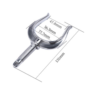 Support de pagaie en acier inoxydable 316 pour kayak, bateau gonflable, support de pagaie - Product Image 4