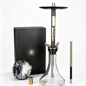 Cachimba Rusa de Vidrio Premium con Espejo, Estilo Moderno, Ecológica, Duradera, Humo Suave - Product Image 1