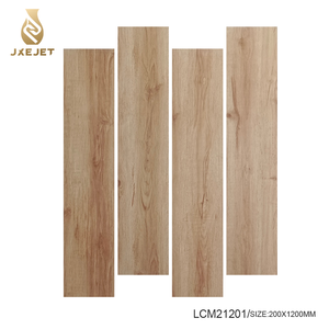 Piastrella in Gres Porcellanato Effetto Legno Rustico Opaco 200 x 1200 mm, Antiscivolo, Grigio Bianco Venato, per Pavimenti di Camere d'Albergo - Product Image 2