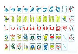 Set Mahjong di Lusso Moderno Automatico con Tema Fauna Selvatica Montana dell'Alaska, 160 Tessere in Acrilico, Regalo per Amanti della Natura, Pesci, Corna di Cervo e Grande <span class=keywords><strong>Cielo</strong></span> - Product Image 4