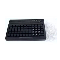 Teclado Programable ZHE-KB60 con Bloqueo Numérico y de Desplazamiento, 60 Teclas, para Sistemas POS
