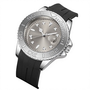 Nouvelle Arrivée Montre à Quartz Lumineuse pour Homme, Bracelet en Silicone, 43mm, Résistante à l'Eau 30M, Style Décontracté et Tendance, Modèle Golden Seton Cross Border - Product Image 2