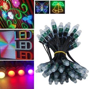 Luces Navideñas LED RGB de Píxeles, 5V 12V, IP68, Impermeables, Cuerpo Cuadrado de PC de 12mm, Luces Puntuales con Controlador LED - Product Image 2