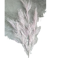 Bunga Buatan Gaya Baru YL Peacock Frost Rime-Ice Dekorasi Latar Belakang Pernikahan Indoor/Outdoor Rumput Bunga Kabut Buatan
