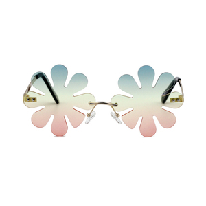 VIFF HM21395 Eight-leaf Clover Rimless High Quality Funny <strong>Party</strong> Shade <strong>Glasses</strong> - Product Image 4