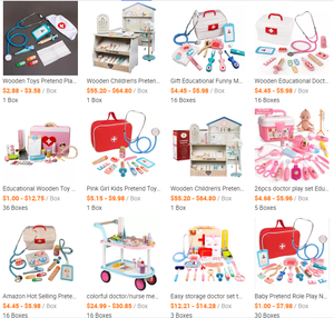 लकड़ी सिमुलेशन मेडिकल कार भूमिका डॉक्टर और नर्स खेलने घर केक गाड़ी खिलौना - Product Image 6