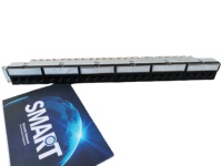 Panneau de raccordement français 19 pouces UTP cat.5e cat6 cat.6a 24 ports pour type legrand