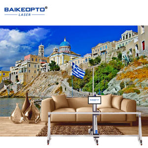 เครื่องพิมพ์อิงค์เจ็ทแนวตั้ง UV 3D 2 -In- 1 ผนังและพื้นสําหรับพื้นผิวกระจกผนังผงฉาบ - Product Image 1