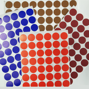 20mm 54pcs/tờ Dot Stickers Cổ Phiếu bằng văn bản trống niêm phong nhãn dấu hiệu đề can Cổ Phiếu cho văn phòng, mẫu giáo, lớp học, hộp nhận xét - Product Image 5