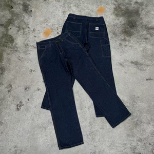 <span class=keywords><strong>Jeans</strong></span> da Lavoro Giapponesi Stile Carpenter di Marca, Design Largo a Gamba Dritta di Alta Gamma, Denim Casual Estivo con Bottoni Medi - Product Image 4
