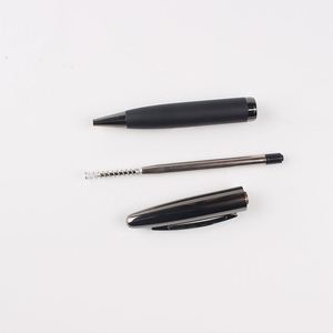 Promotional Premium VIP OEM <b>Roller</b> Leather Pen With Personalized Luxury Engraving Heavy <b>Metal</b> Barrel Body Twist Ballpoint Ball - Product Image 5