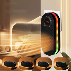 Calentador Eléctrico de Pared o Escritorio, Calefactor PTC de Calentamiento Rápido con Control Remoto para Hogar, Oficina, Baño, Seguro para Niños - Product Image 4