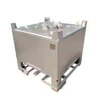 Réservoir fourre-tout en acier inoxydable de stockage de liquide de chloroforme chimique de 550 gallons avec l'approbation de l'ONU