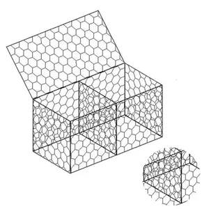 六角形蛇籠ボックス溶接蛇籠バスケットスパイラルワイヤー蛇籠