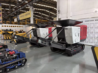 Concasseur à mâchoires sur chenilles portable MONDE, capacité max. 350 t/h, pour le concassage de pierres sur chantier, la démolition et le recyclage des déchets