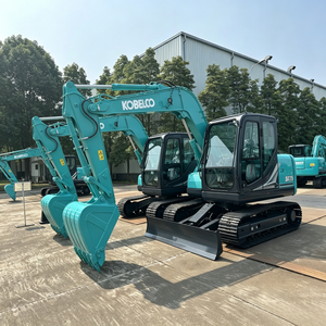 Nouvelle Offre Spéciale : Mini-Excavatrice Kobelco SK75 de 7,5 Tonnes, Haute Performance, Puissante et Fiable, pour Travaux de Construction sur Chenilles - Product Image 4