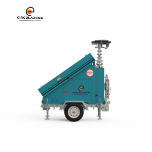 เสาไฟโซลาร์เซลล์ความจุสูงพร้อมแบตเตอรี่ลิเธียมสำหรับให้เช่า - Product Image 1