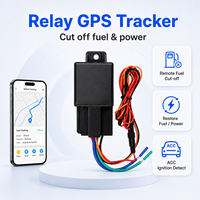 Rastreador GPS 4G con Relé, Corte Remoto de Combustible, Seguimiento de Vehículos en Tiempo Real, Alarma de Geocerca, Dispositivo Antirrobo para Flotas