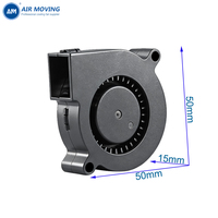Ventilateur soufflant AMB5015M24B 50*50*15mm, fonctionnement stable, mini ventilateur centrifuge de refroidissement pour équipement d'instrumentation, ODM OEM disponible
