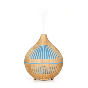 Aromatherapy <b>Diffuser</b> Wood Grain Design 300Ml Ultrasonic Mist Maker <b>For</b> Home Office Use - Product Image 2
