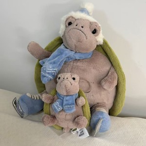 Peluche Tortue de mer Timmy Turtle, jouet anti-stress, lavée individuellement, compressible, en coton PP et velours de vison, 31cm-50cm - Product Image 1