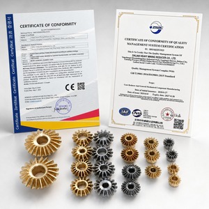 Engranaje Cónico de Bisel 1:1, Módulo 0.4/0.5/0.8/1, Engranaje de Transmisión de 90 Grados, Latón 45 #   Acero Inoxidable 304 para Trabajos de Bricolaje - Product Image 5