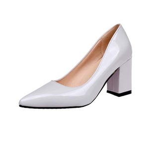 <span class=keywords><strong>Scarpe</strong></span> da donna nuove da lavoro primavera autunno <span class=keywords><strong>tacco</strong></span> spesso tinta unita con bocca bassa tacchi alti <span class=keywords><strong>scarpe</strong></span> da donna - Product Image 2