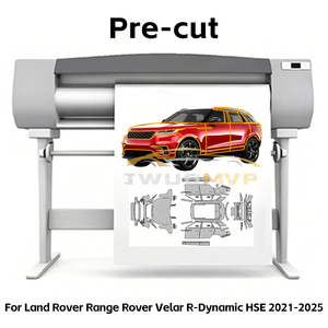 Para Land Rover Range Rover Velar <span class=keywords><strong>R</strong></span>-<span class=keywords><strong>Dynamic</strong></span> <span class=keywords><strong>HSE</strong></span> 2025, Película Protectora de Pintura Transparente de TPU PPF Precortada de 7.5 Mil, Autoregenerable - Product Image 2