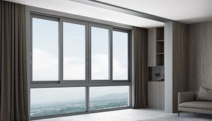 Ventanas correderas de aluminio grandes modernas, doble triple acristalamiento, aislamiento acústico térmico, <span class=keywords><strong>mosquitera</strong></span> DE IMPACTO DE HURACÁN PARA casas de villas - Product Image 6