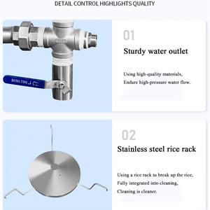 Mung đậu làm sạch máy thương mại gạo máy giặt đậu nành lúa mì ngô máy giặt - Product Image 5
