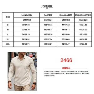<span class=keywords><strong>Polo</strong></span> da <span class=keywords><strong>uomo</strong></span> a maniche lunghe in tessuto waffle, stile americano, testurizzato, con tasche, <span class=keywords><strong>taglie</strong></span> <span class=keywords><strong>forti</strong></span>, tinta unita, con colletto a risvolto - Product Image 6