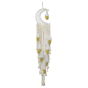 HY CRAFT mengsong Find factory Dream Catcher home decoration hanging gold catcher wall