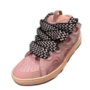Nouvelles baskets montantes de luxe 2026 de haute qualité, antidérapantes, en maille, avec empiècements contrastants en tissu, pour hommes et femmes, style couple, modèle 'Bread Shoes' - Product Image 2