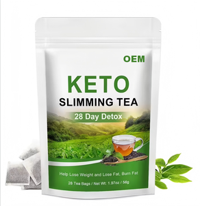 Té Adelgazante Keto OEM con Hoja de Loto, Té Verde y Espino Blanco, Detox de 28 Días para Quemar Grasa, Aumentar el Metabolismo, Sin OMG - Product Image 3