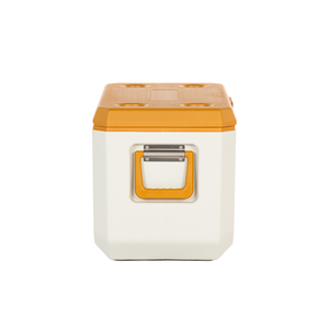 Cooler Box 47L Insulated Orange Lid Modern Outdoor Camping Use PP Material Water Resistant and Portable - Product Image 3
