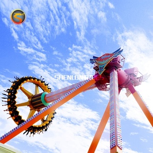 <span class=keywords><strong>Giostre</strong></span> per Parchi Divertimento: Giostra Rotante Gigante a Forma di Frisbee, Altalena a Martello Pendolare in Vendita - Product Image 6