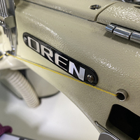 Machine à coudre industrielle à lit plat haute vitesse OREN à entraînement direct, quatre aiguilles, six fils, RN6200E-DS