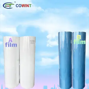 Cowint cửa sổ rõ ràng dtf UV chữa bảo vệ chuyển ma thuật an toàn Kính phim Sticker AB 60cm CuộN