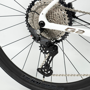 Vélo de gravier haute performance en aluminium léger 700c, frein à disque, axe traversant, câblage interne, patte de dérivation UDH, pneus 38c, 10,3 kg - Product Image 4