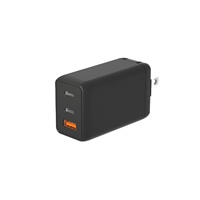 Adaptateur secteur compact 65W prise pliable chargeur universel portable pour ordinateur portable avec plusieurs ports Usb Type C Pd 3.1 pour Iphone 15 16