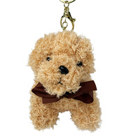 Porte-clés chiot en peluche très populaire, adorable porte-clés chien en peluche réconfortant, pendentif animal doux et moelleux pour sac à dos et sac à main