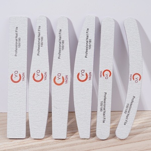 Có thể giặt Nhật Bản giấy nhám 2.0 Nail tập tin tùy biến cao cấp nửa mặt trăng đôi bên làm móng tay bề mặt đánh bóng tập tin - Product Image 2