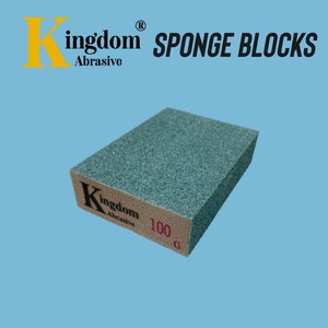 Esponja de Lijado Kingdom 100x70x25mm, Óxido de Aluminio, Carburo de Silicio, Grano 36 60 100 120 180 240 320, Personalizable OEM - Product Image 4
