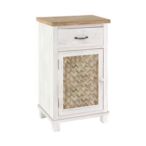 Meuble d'angle élégant en bois naturel et rotin Meuble <span class=keywords><strong>de</strong></span> chambre à coucher en bois massif pour le salon, la décoration intérieure et les hôtels - Product Image 4